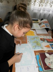 Відкриті уроки з географії та української мови.