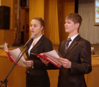 Дню української писемності та мови була присвячена лінійка 10-А класу