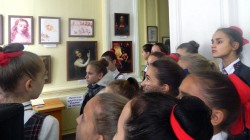 Відвідування виставки репродукцій картин учнями 7 класу