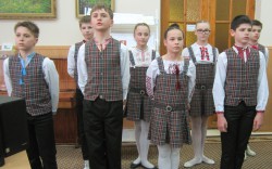 Учні 7 класу провели тематичну лінійку «Великий українець Микола Гоголь»