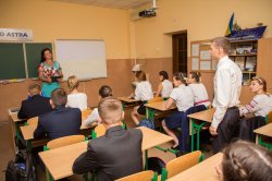 11-Б клас провів Перший урок «Щоб у серці жила Україна»